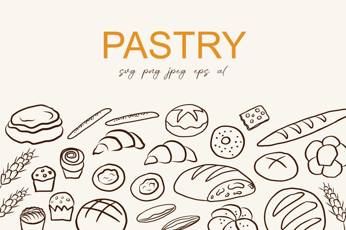 Bakery and pastry, a Graphic by Oxi An illustrator (Photo 1 of 9)