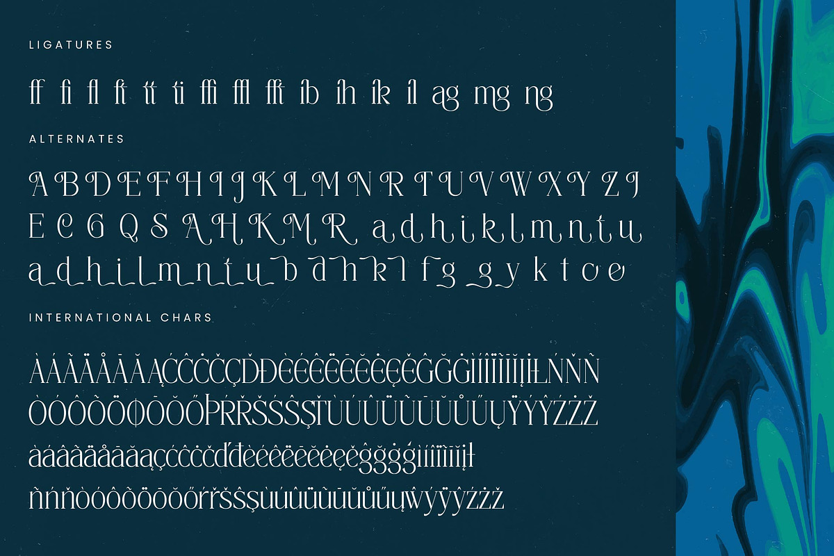 Painting Elegance Modern Serif, a Serif Font by timelesstype.co (Photo 19 of 20)