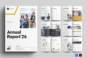 Annual Report Template, a Brochure Template by E-Type (Thumbnail 1 of 7)