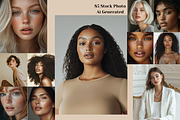 Serene Woman Beauty Stock Photo, a Beauty & Fashion Photo by MarkoPresets (Thumbnail 4 of 7)