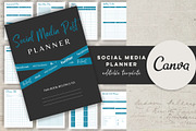 Digital Social Media Planner, a Stationery Template by Design House (Thumbnail 1 of 9)