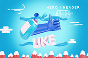 Bright Travel Items Scene Generator, a Product Mockup by mysuperproject (Thumbnail 14 of 16)