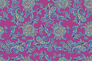 6 Paisley Seamless Floral patterns, a Pattern Graphic by antalogiya (Thumbnail 7 of 7)