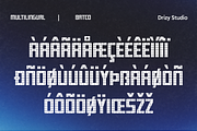 Batco – Grid Based Experimental Font, a Font by Drizy (Thumbnail 5 of 8)
