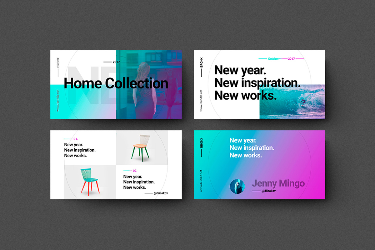 BRONX Social Media + Bonus, a Social Media Template by Presentations Studio (Photo 10 of 14)