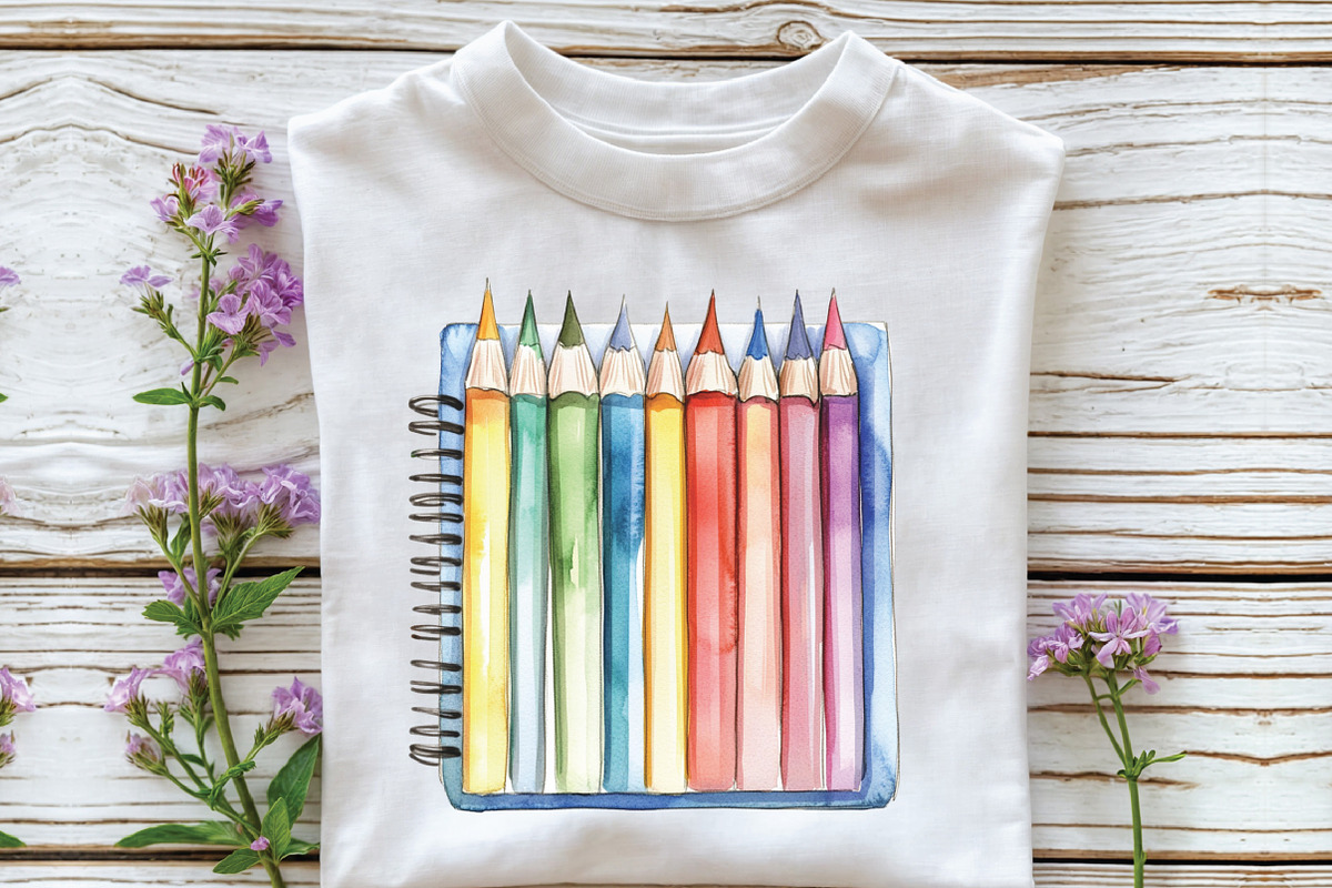 Whimsical Teacher Themed Clipart, an Illustration by CraftArtStudio (Photo 5 of 6)