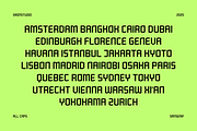 Kamujaya Font, a Sans Serif Font by Sronstudio (Thumbnail 6 of 10)