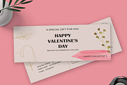 Valentine Day Gift Voucher, a Card Template by MightyDesign (Thumbnail 1 of 6)