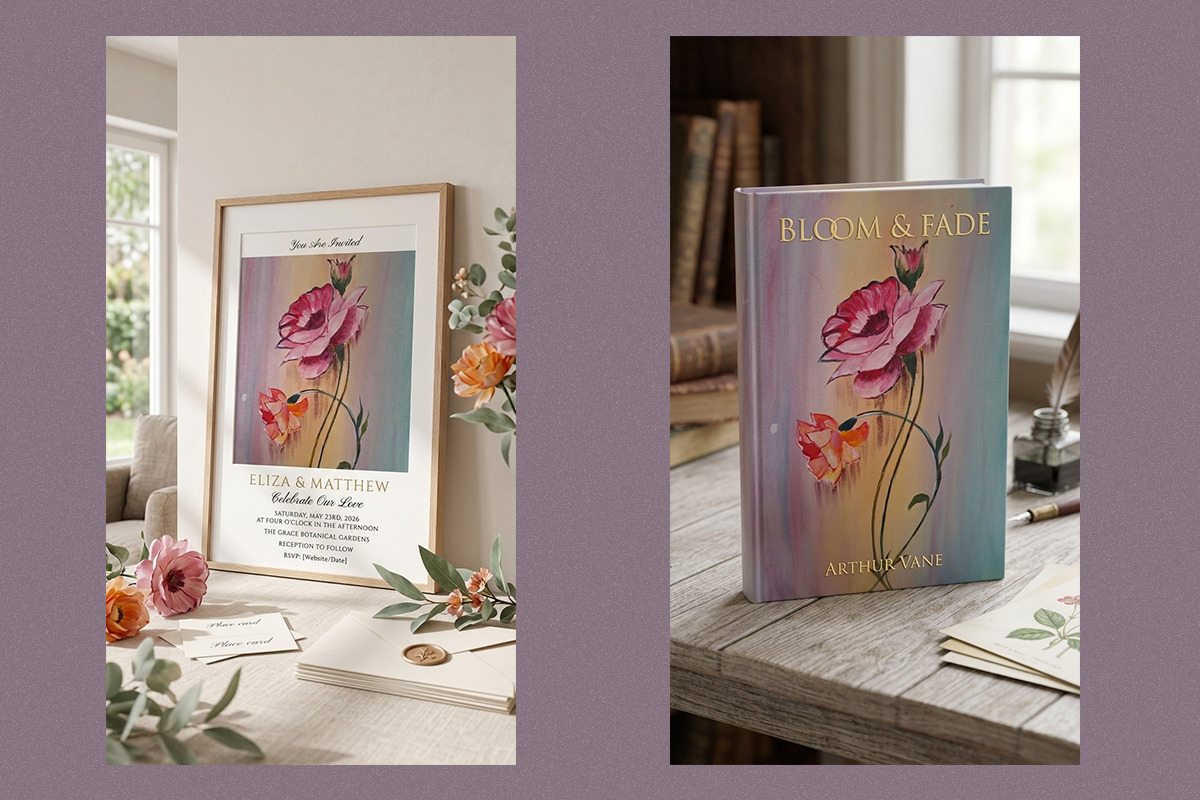 Botanical Rose: Premium Hand-Painted, a Decorative Illustration by 3d_model_tifotizi (Photo 5 of 5)