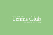 Tennis Club Sport Logo, a Branding & Logo Template by RedRiver Studio (Thumbnail 6 of 12)