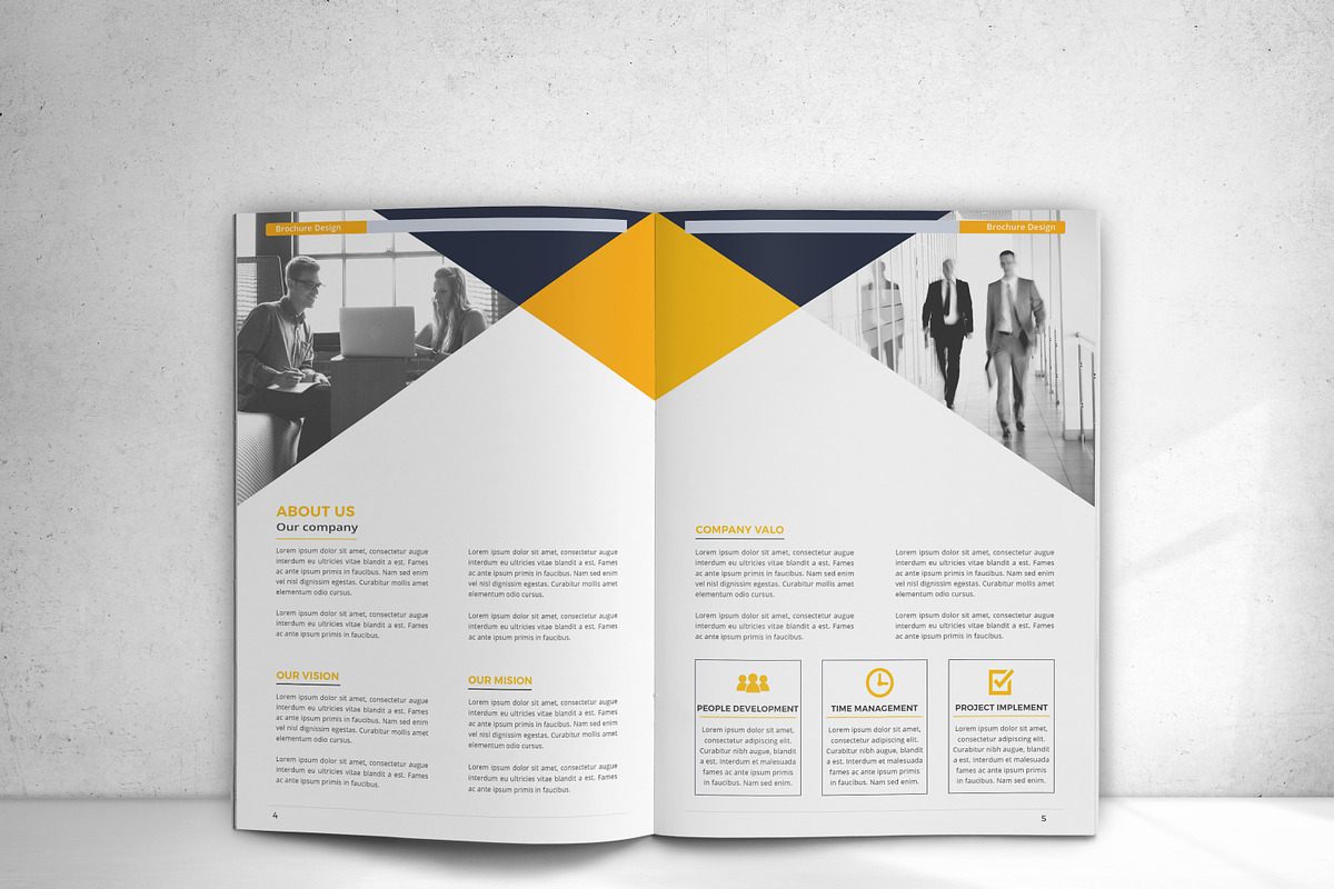 Annual Report, a Brochure Template by design_pick (Photo 7 of 17)