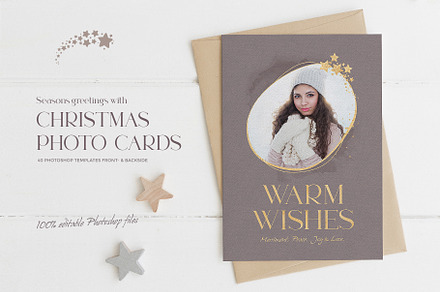 Christmas Photo Cards - PS, a Card Template by Imagination Area