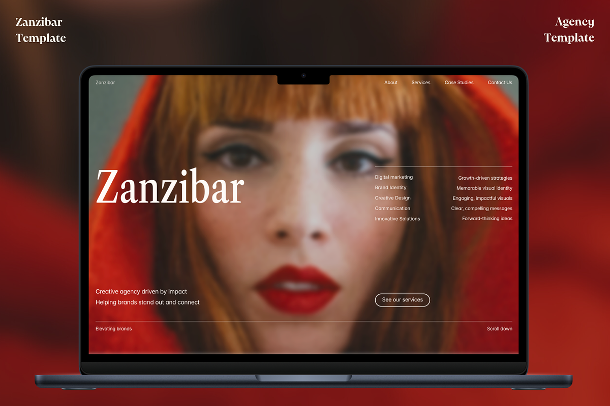 Zanzibar - Premium Framer Template, a Templates & Theme by Izabysof (Photo 1 of 4)