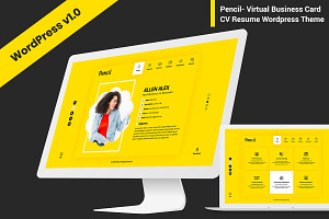 Pencil - CV Resume WordPress Theme