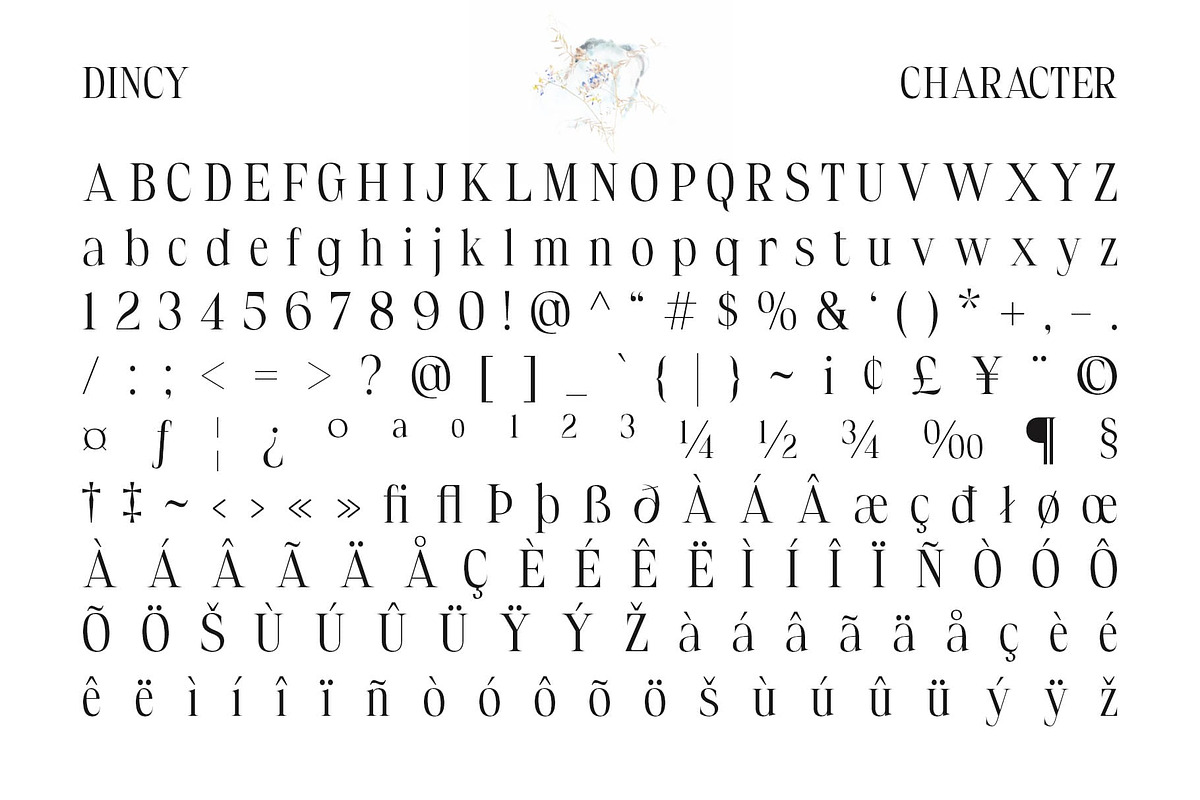Dincy – Elegant Serif, a Serif Font by Craft Supply Co. (Photo 4 of 8)