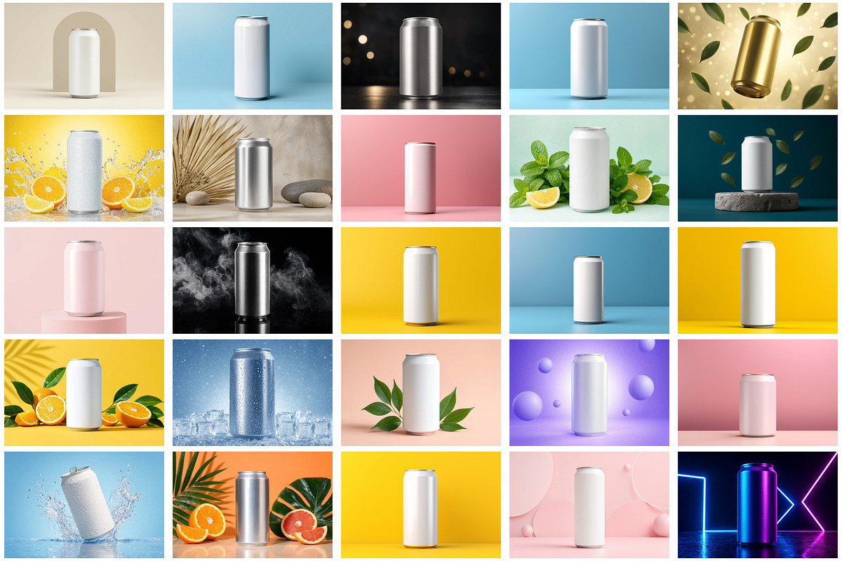 Can Mockup, a Packaging Mockup by Forhadx5 (Photo 8 of 11)