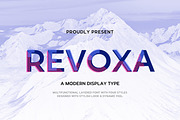 REVOXA - Modern Display Type, a Sans Serif Font by Almarkhatype (Thumbnail 1 of 10)