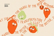 Fruit Buddies - 26 Vector Shapes, an Object Graphic by line & plane (Thumbnail 5 of 9)