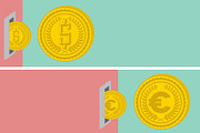 6 Money coin graphic concept, an Object Graphic by Do2design (Thumbnail 3 of 3)