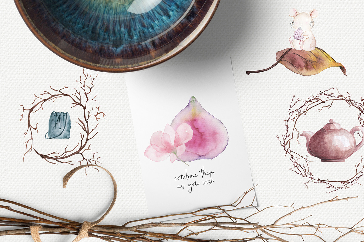 Classics of the fall, Watercolor Set, an Object Graphic by Jeanina Vlad (Photo 11 of 12)