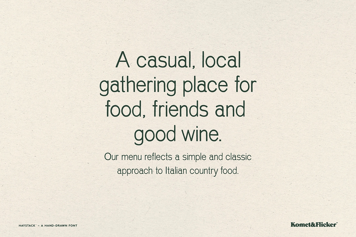Haystack, a Sans Serif Font by Komet & Flicker (Photo 8 of 13)