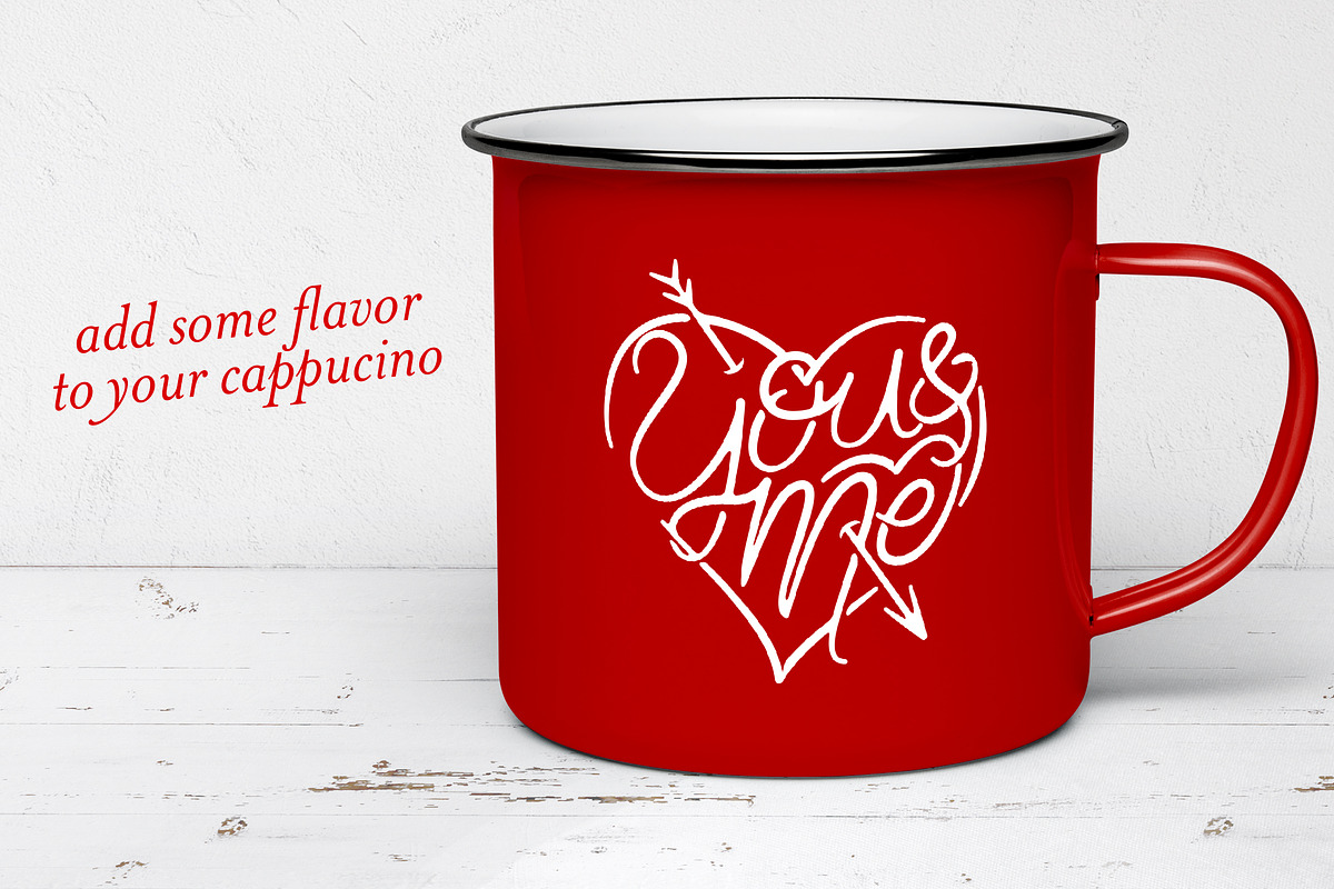Valentine's Day Custom Lettering Set, a Decorative Illustration by Studio 1816 Designs (Photo 6 of 7)