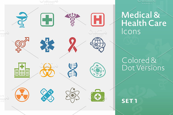 Medical Health Care Icons 1