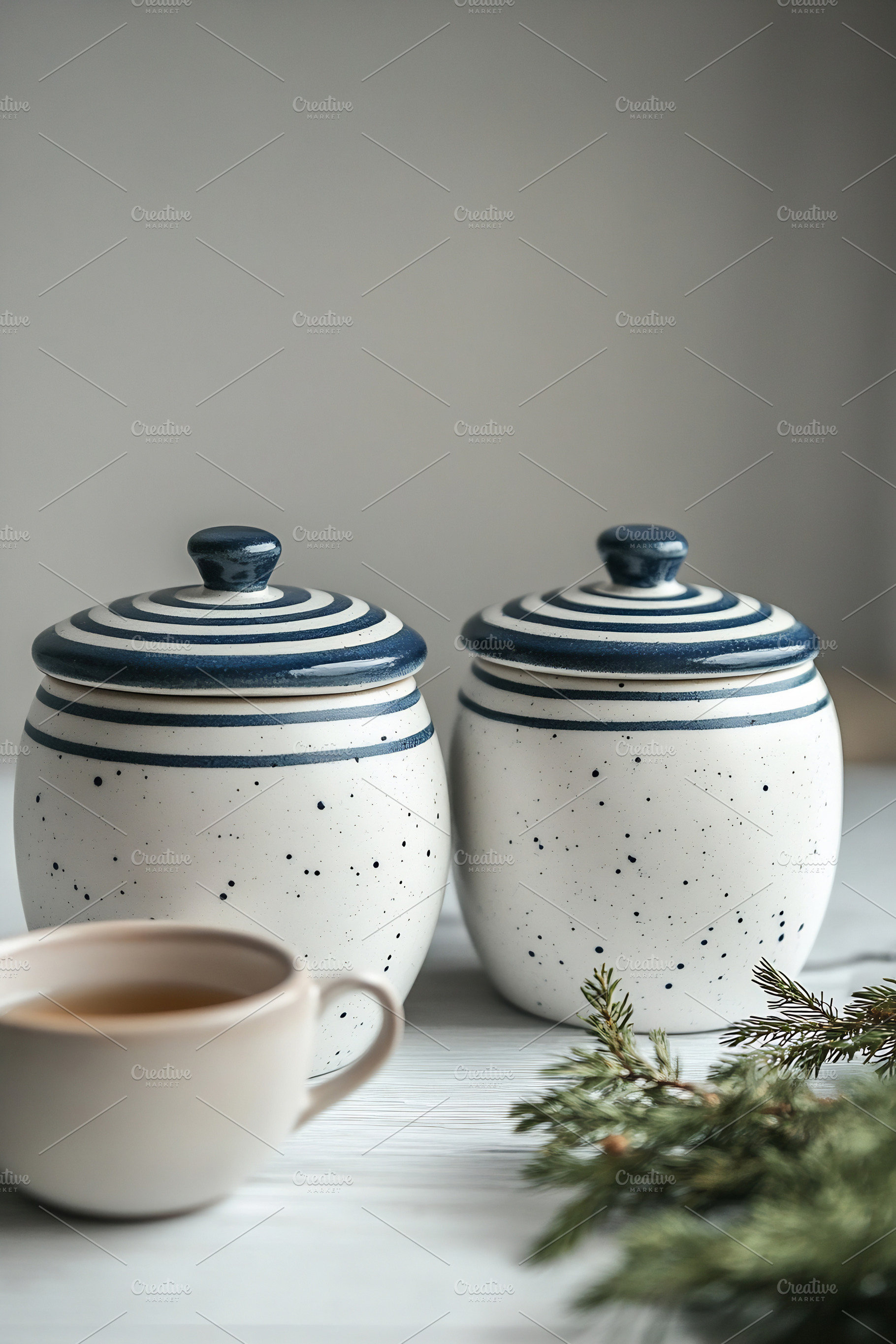 Cozy kitchen with jars & tea, a Food & Drink Photo by Beautiful things
