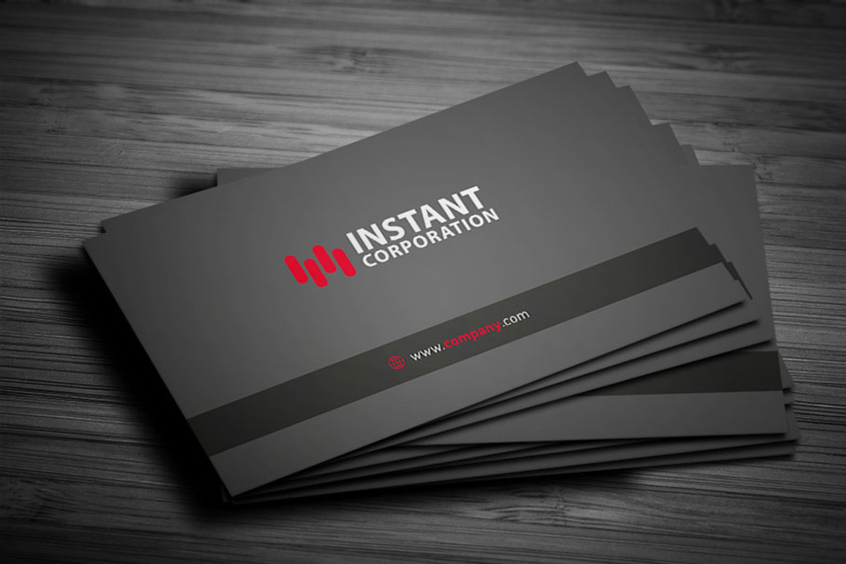 Waves Dark Business Card, a Business Card Template by RQ Designs (Photo 3 of 5)