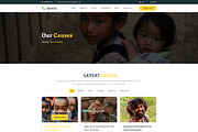 KHUDA Non-Profit PSD Template, a Landing Page Template by Andit themes (Thumbnail 4 of 15)