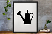 Watering Can Silhouette SVG, an Object Illustration by newminddesign (Thumbnail 3 of 3)