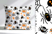 Halloween Spiders and Webs Seamless, a Pattern Graphic by Sharon Schwalbe (Thumbnail 1 of 4)