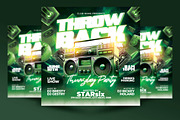Retro 90s Party Flyer Template, a Flyer Template by RTXdesinger99 (Thumbnail 1 of 3)