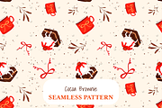 Cocoa & Brownie Seamless Pattern, a Pattern Graphic by Little Creative Scribbles (Thumbnail 3 of 6)