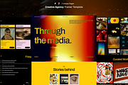 Creative Agency Framer Template, an UI Kit Template by Rozepaars Design (Thumbnail 1 of 5)