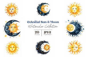 Celestial Sun & Moon
