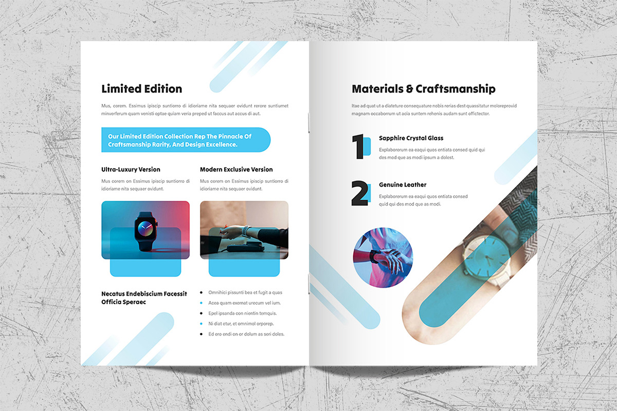 Watch Catalogue Template Design, a Brochure Template by White Graphic (Photo 9 of 11)