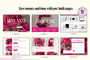 Bold Pink Faceless Coaching Template, a Squarespace Template by Template Twist Shop (Thumbnail 6 of 10)