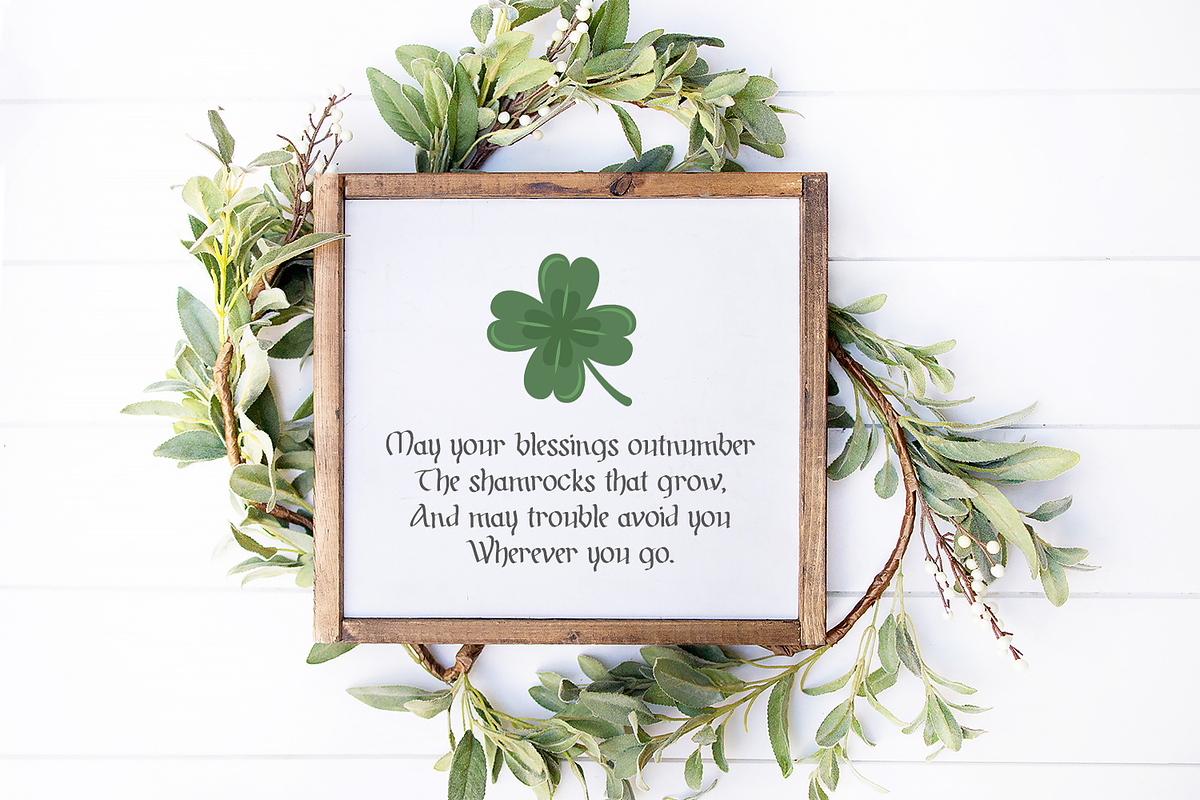 Shenanigans Irish Display Font, a Handwritten Font by Beck McCormick (Photo 6 of 10)