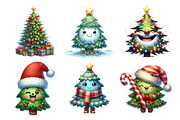 Christmas Tree Holiday Tree Clipart, an Illustration by SinaCreation (Thumbnail 3 of 7)