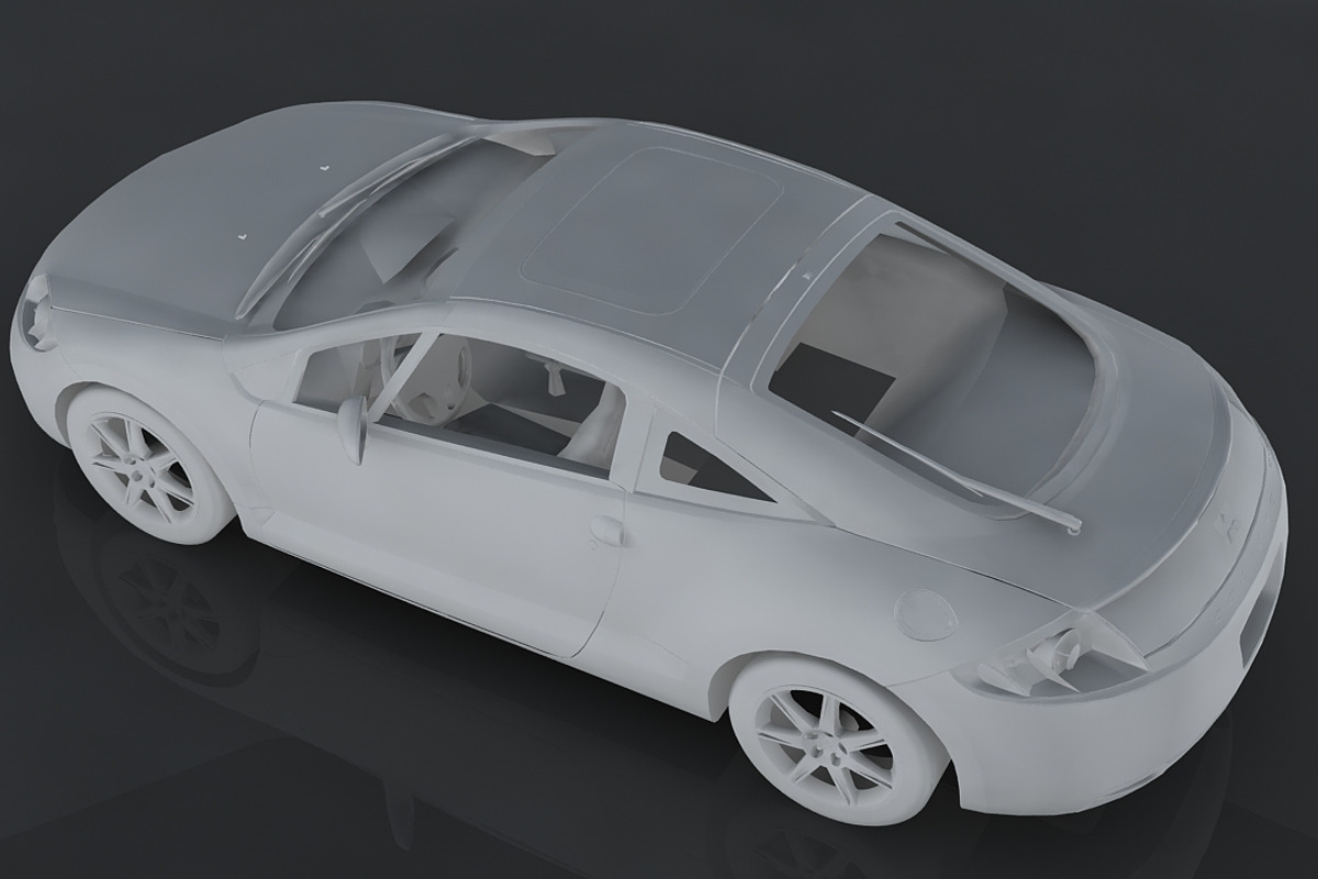 Mitsubishi Eclipse GT, a Cars & Vehicle 3D Model by valtriiu (Photo 8 of 12)