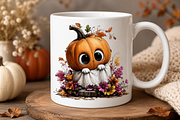 Peeking Halloween Clipart Bundle, a Seasonal Illustration by CreationArt (Thumbnail 3 of 6)