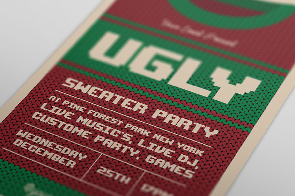 Ugly Sweater, a Flyer Template by Graphr (Photo 2 of 3)