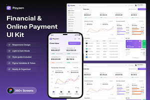 Online Payment Gateway Dash, an UI Kit Template by Creative Perspective