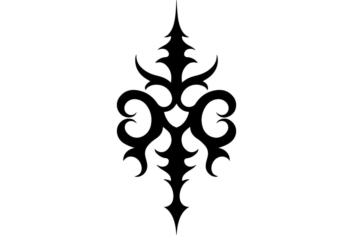 Black Tribal Tattoo Art Elements  bu, an Object Graphic by Creativeshirt (Photo 5 of 10)