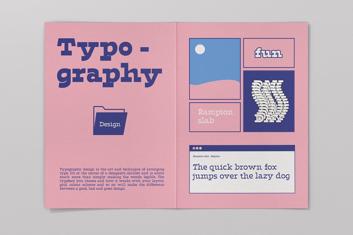 ED Rampion Slab, a Slab Serif Font by Emyself Design (Photo 7 of 12)