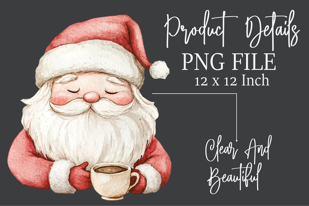 Funny Santa Claus Face Clipart, an Illustration by Rose Art (Photo 5 of 5)