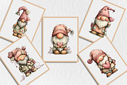 Quirky Valentine Day Gnome Clipart, a Seasonal Illustration by Rose Art (Thumbnail 7 of 7)