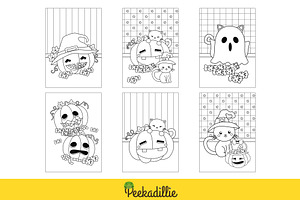 Halloween Pumpkin Coloring Activity