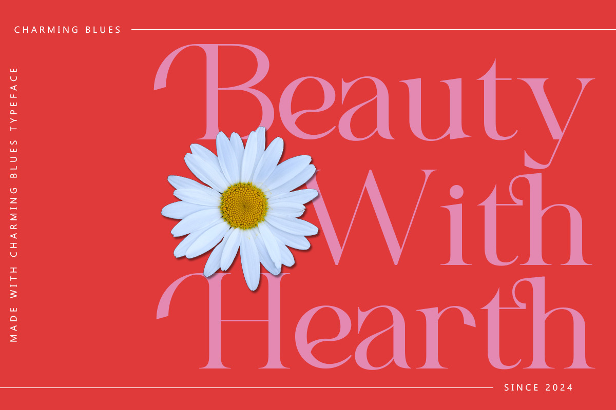 Charming Blues, a Serif Font by Gatype (Photo 3 of 11)